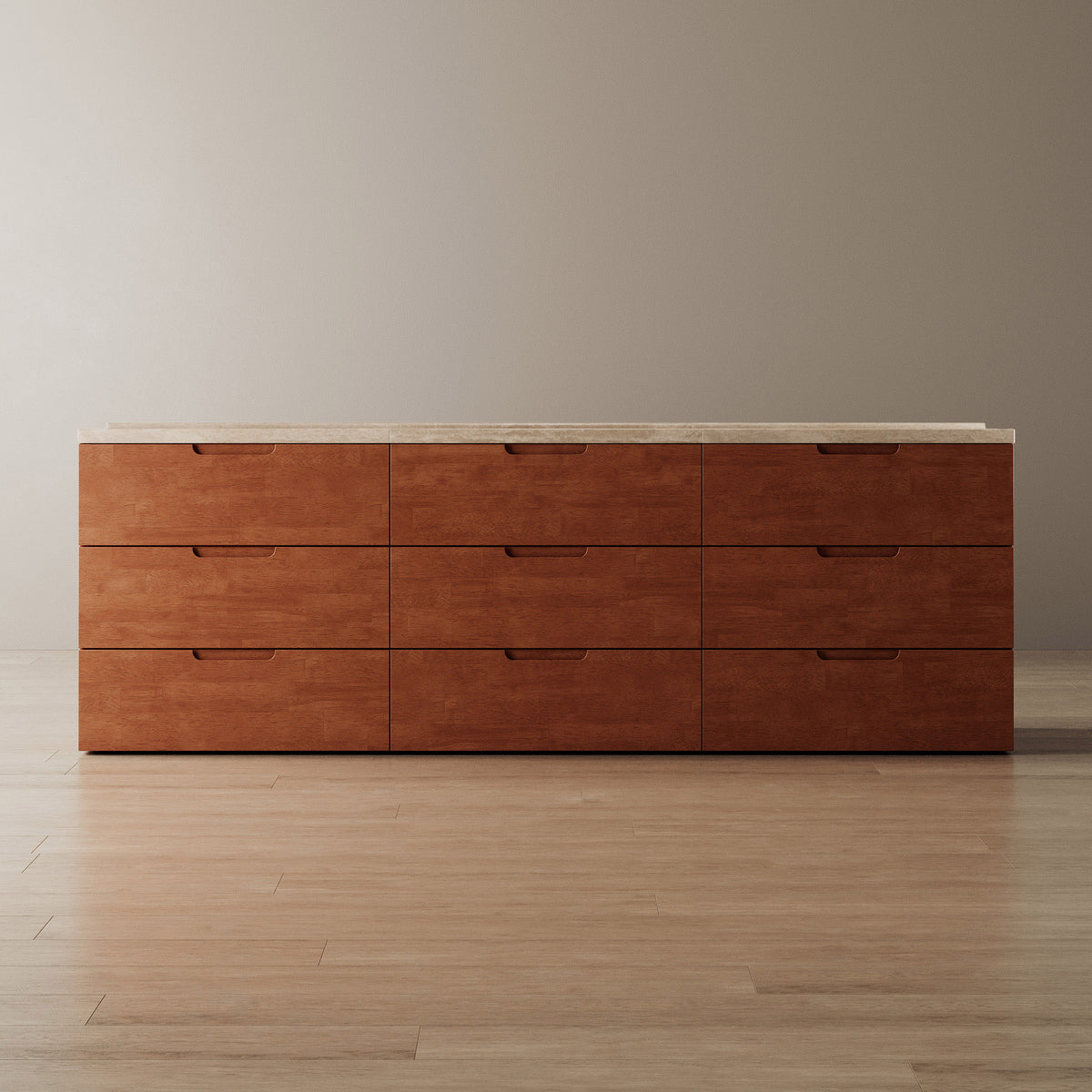 Connect Dresser + Marble Top, 3x3