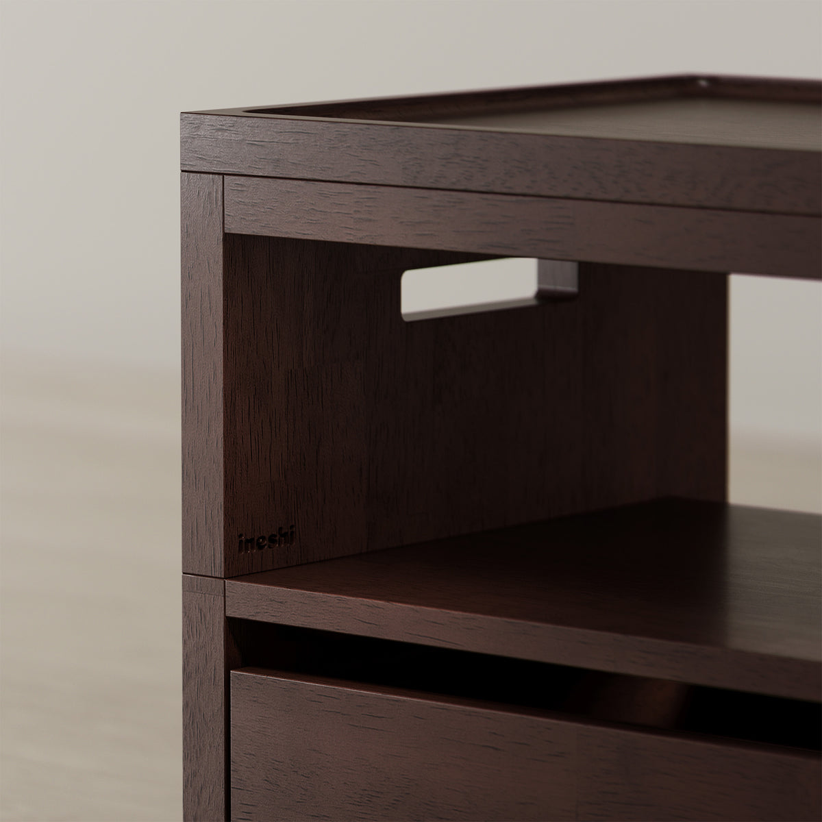 Low Bedside Table + Utility Tray