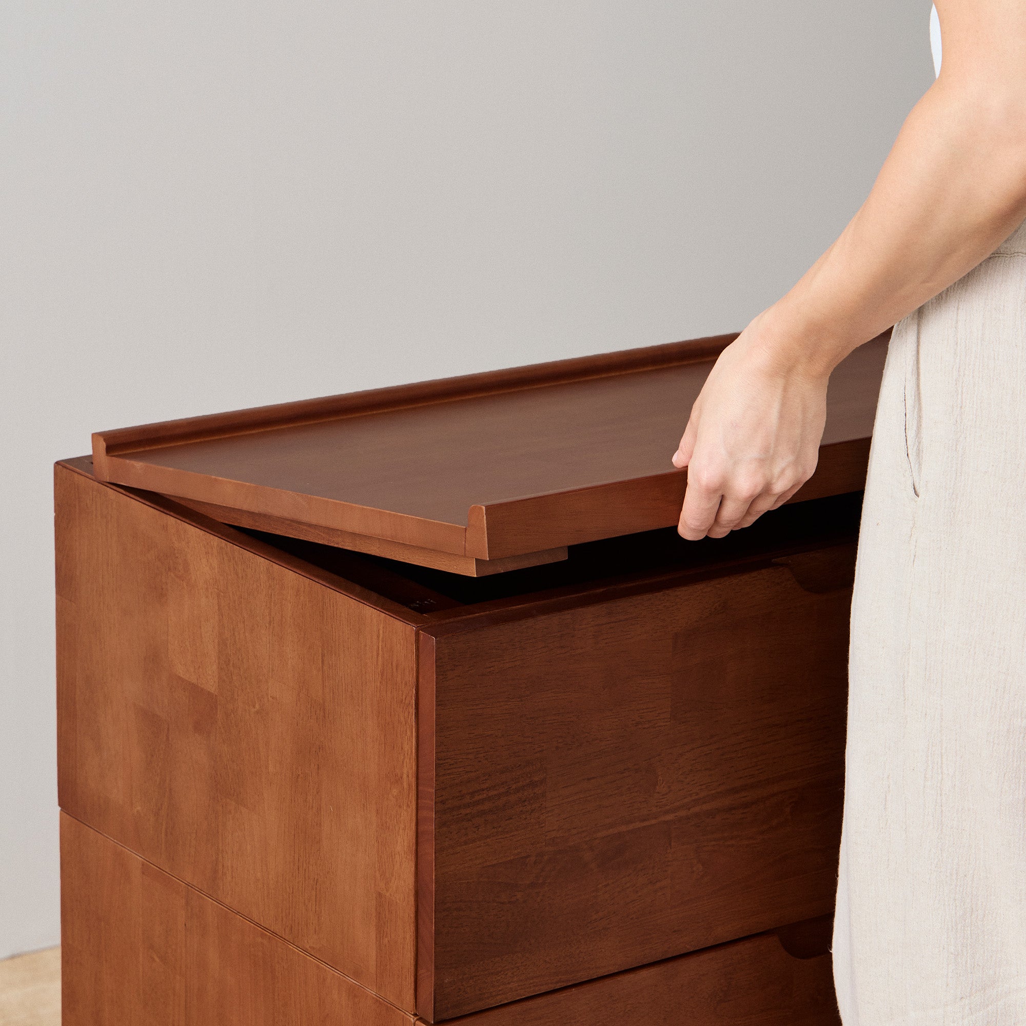 Connect Dresser 4x2 in Walnut - Modular, Stackable & Adapts to You. Connect Dresser 4x2 in Walnut - Modular, Stackable & Adapts to You.