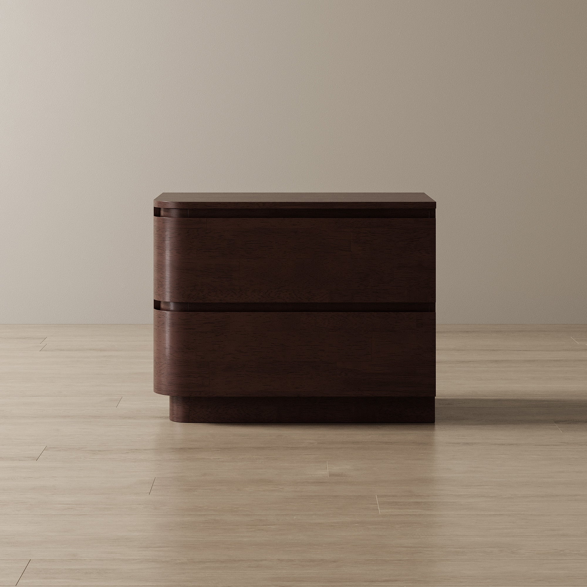 Curved Wide Nightstand
