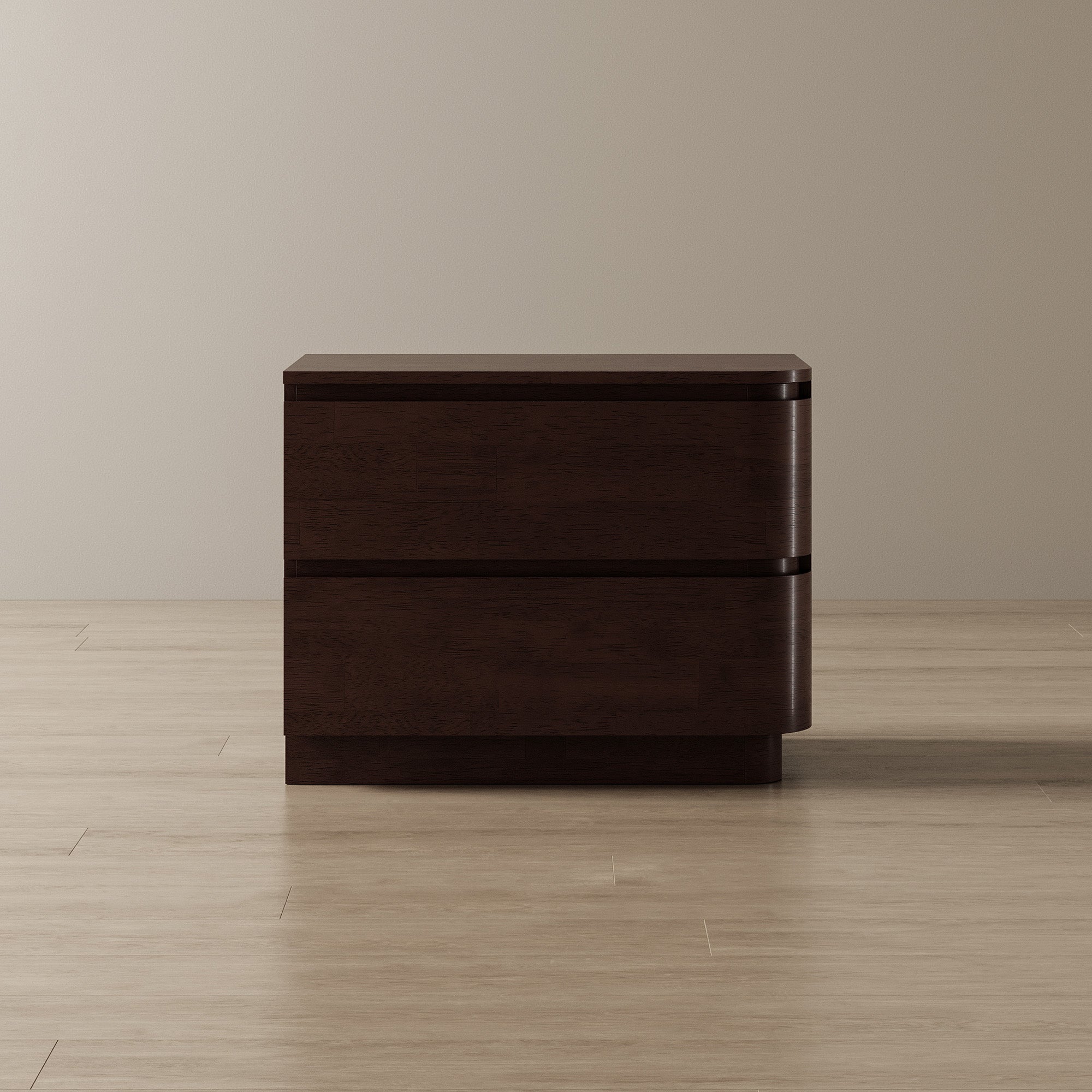 Curved Wide Nightstand