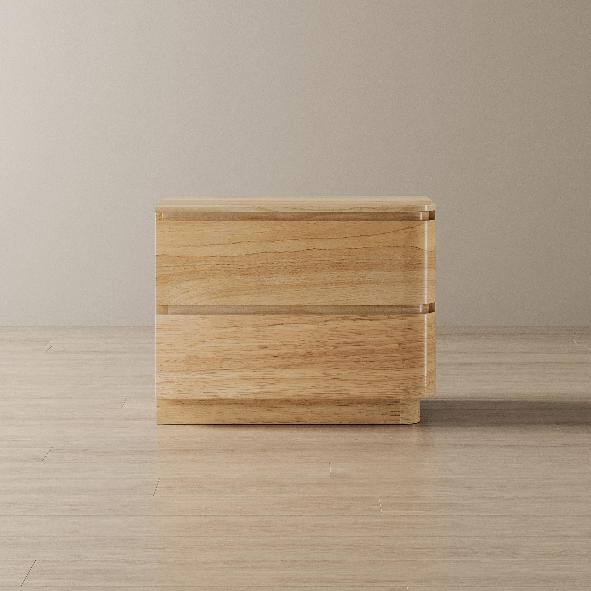 Curved Wide Nightstand