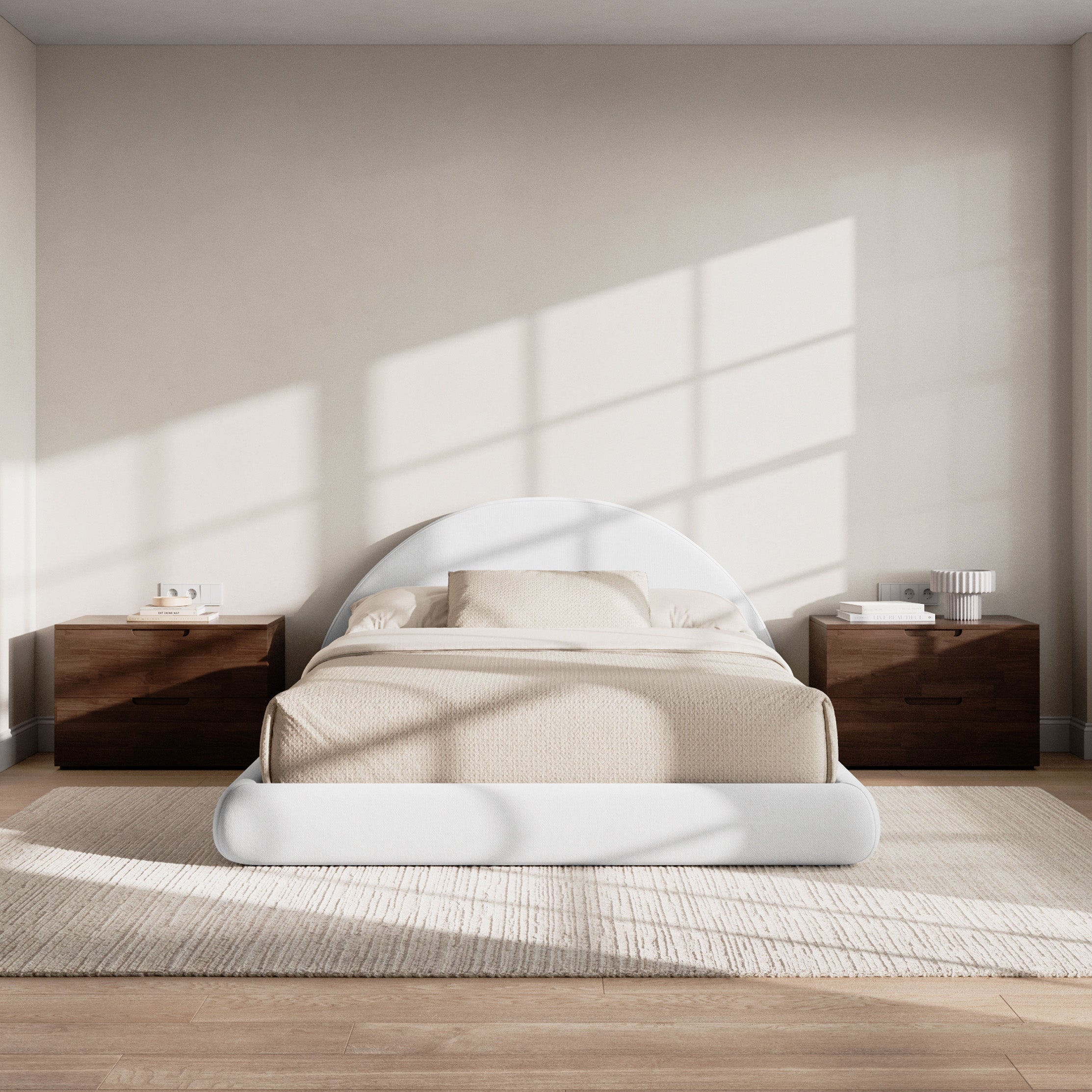 Marshmallow Bed Frame Curved