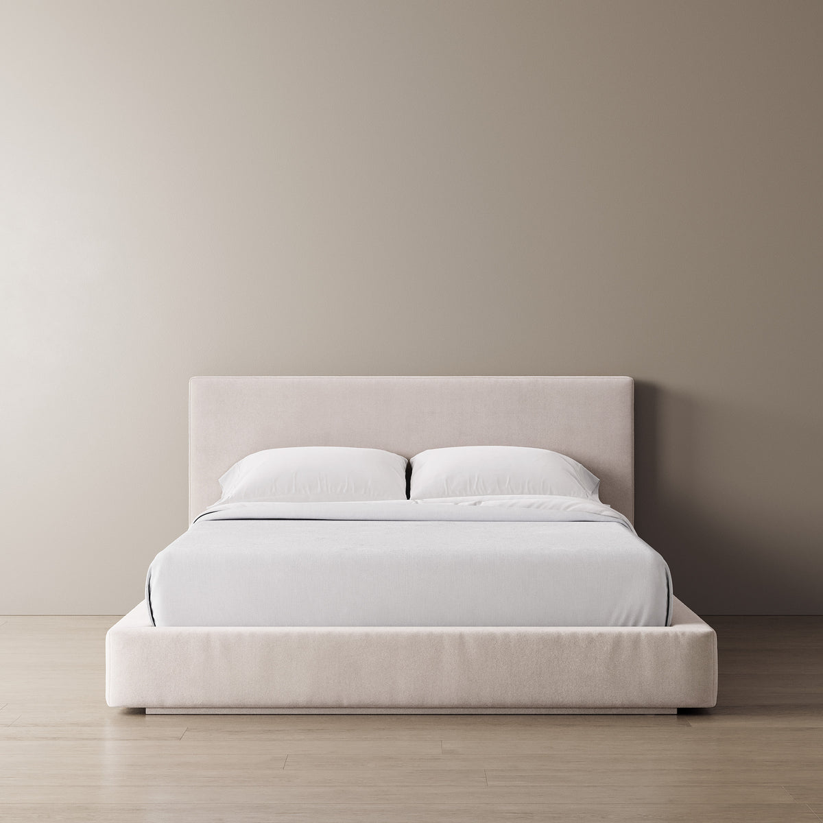 Floating Marshmallow Bed Frame Original in Buttercream - Ineshi