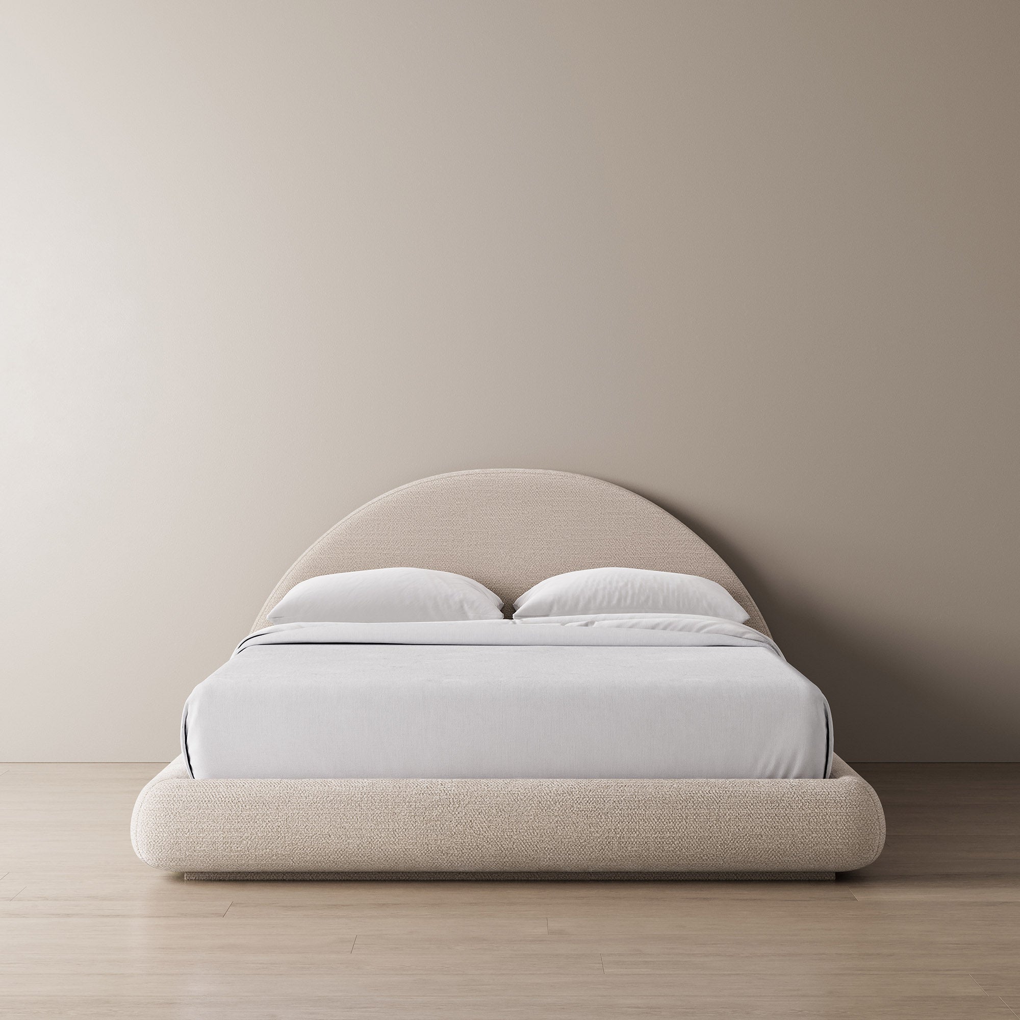 Floating Marshmallow Bed Frame Curved