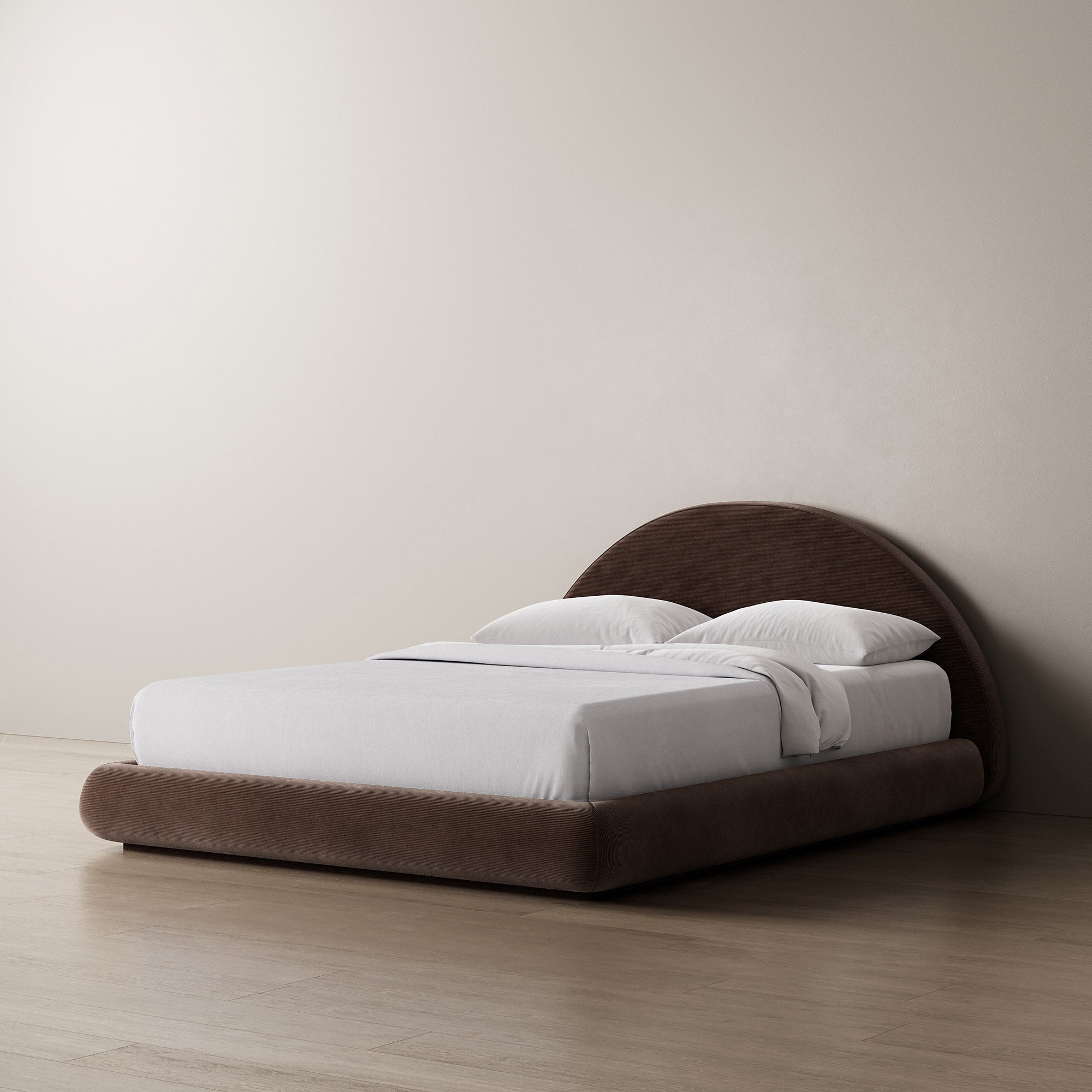 Floating Marshmallow Bed Frame Curved