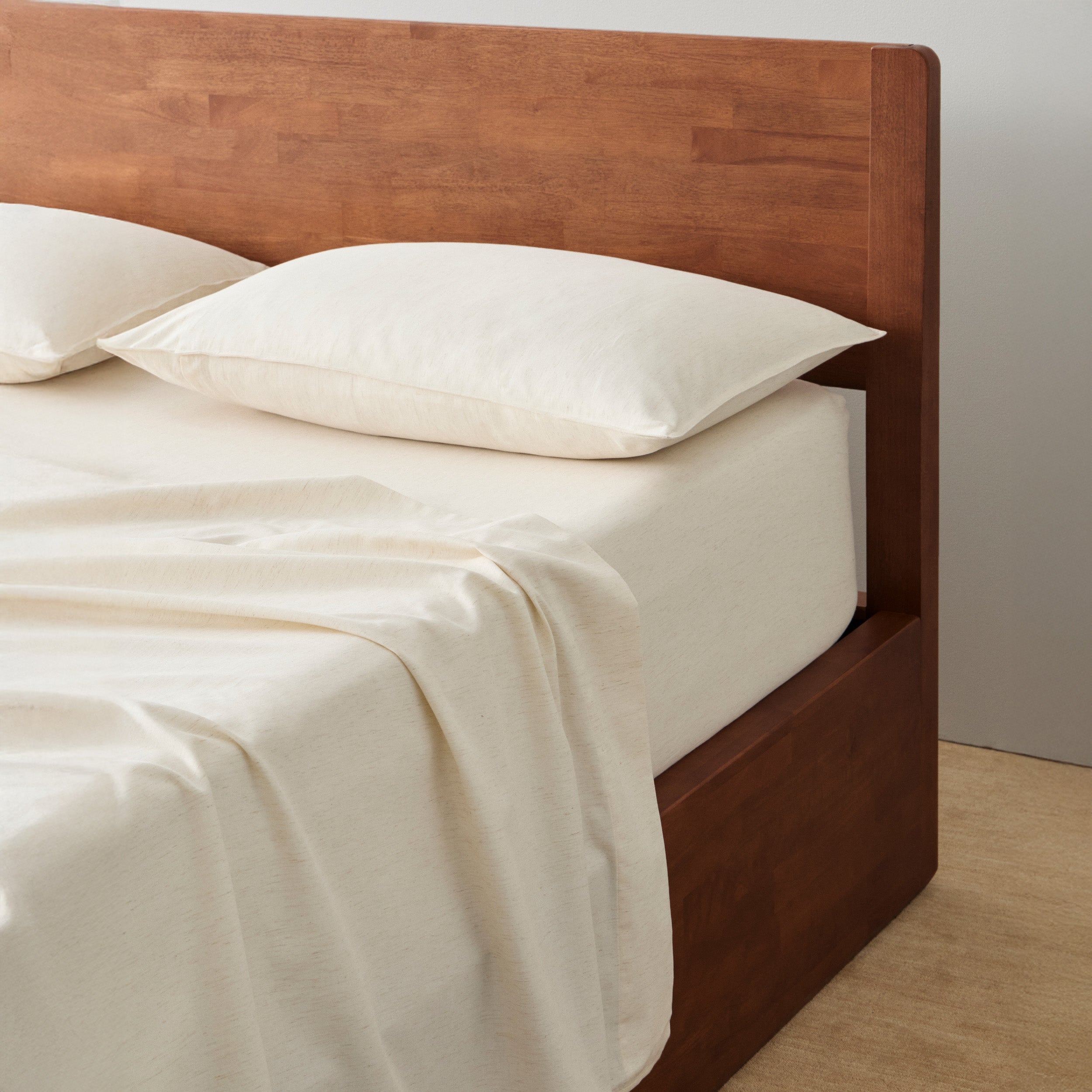 Double Stitched Linen TENCEL™ Lyocell Sheet Set