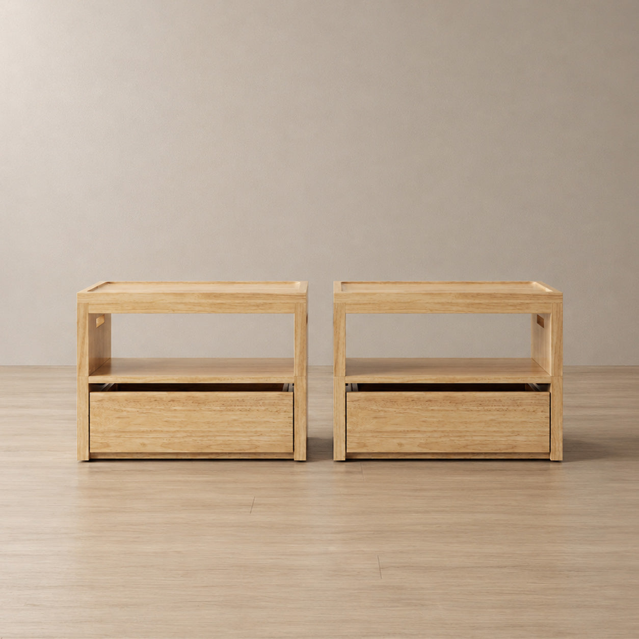 Low Bedside Table + Utility Tray