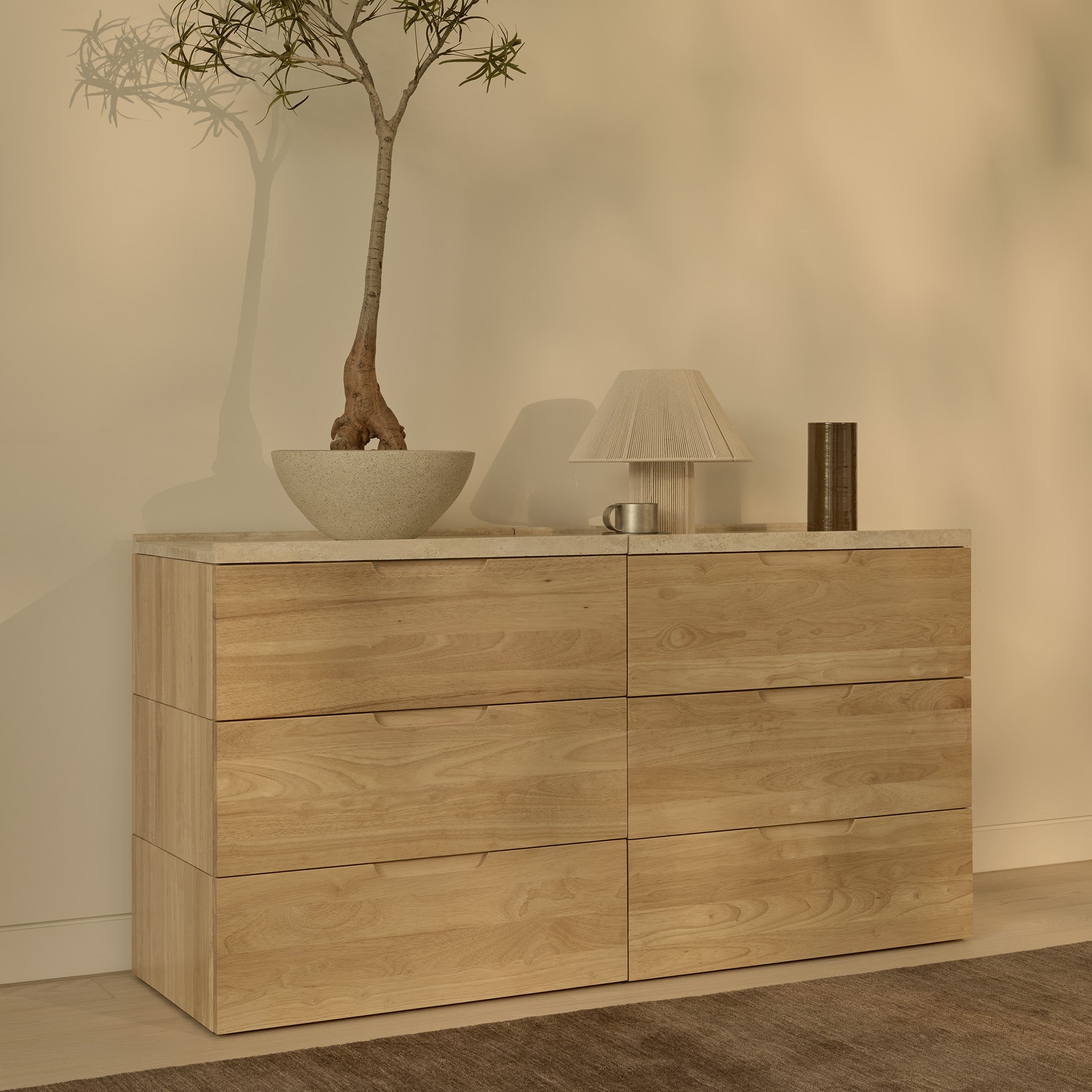 Connect Dresser + Marble Top, 3x2