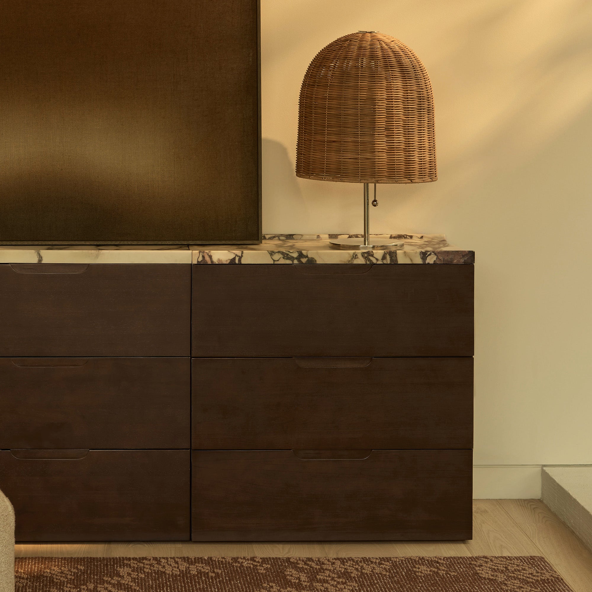 Connect Dresser + Marble Top, 3x3