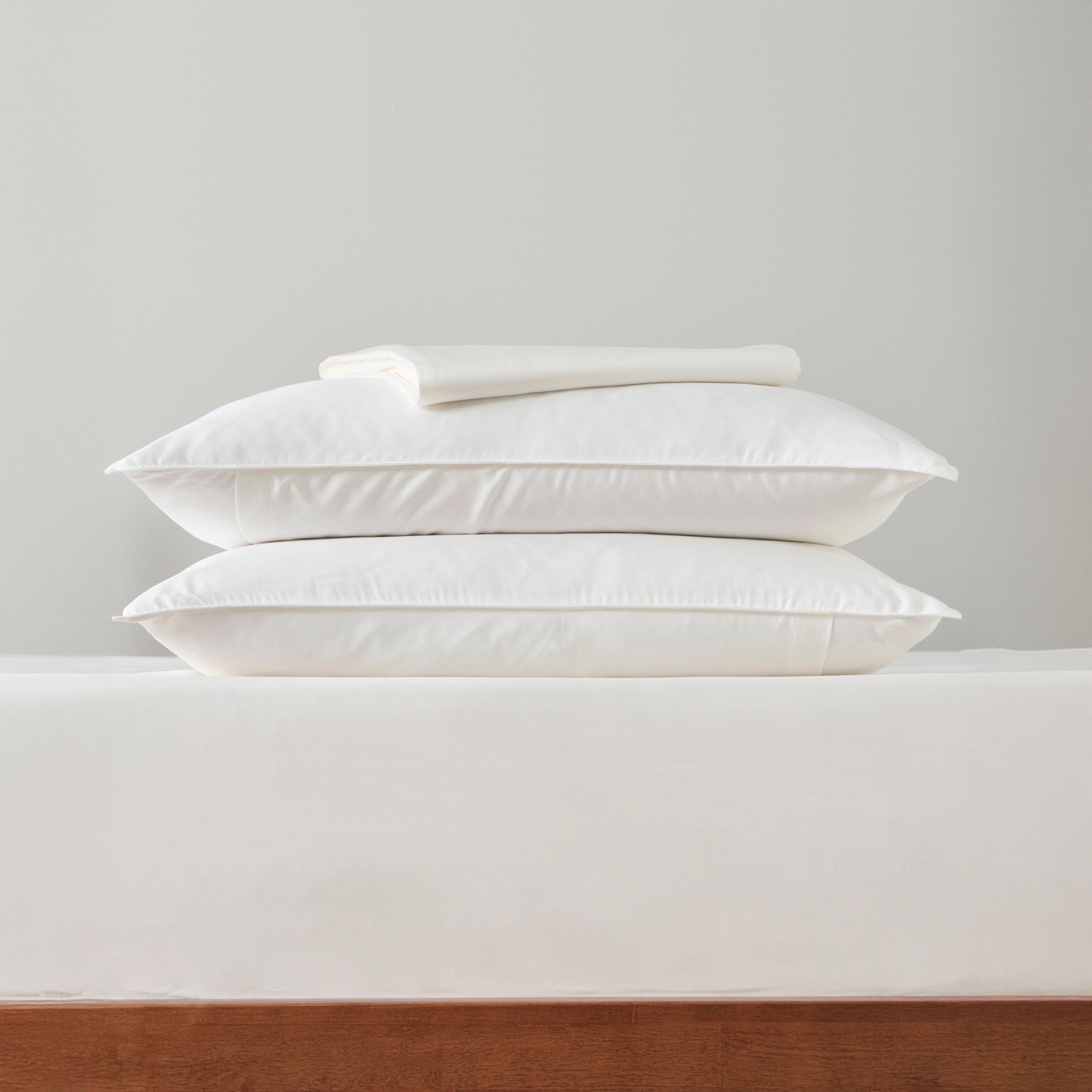 Double Stitched Pima Cotton TENCEL™ Lyocell Sateen Sheet Set