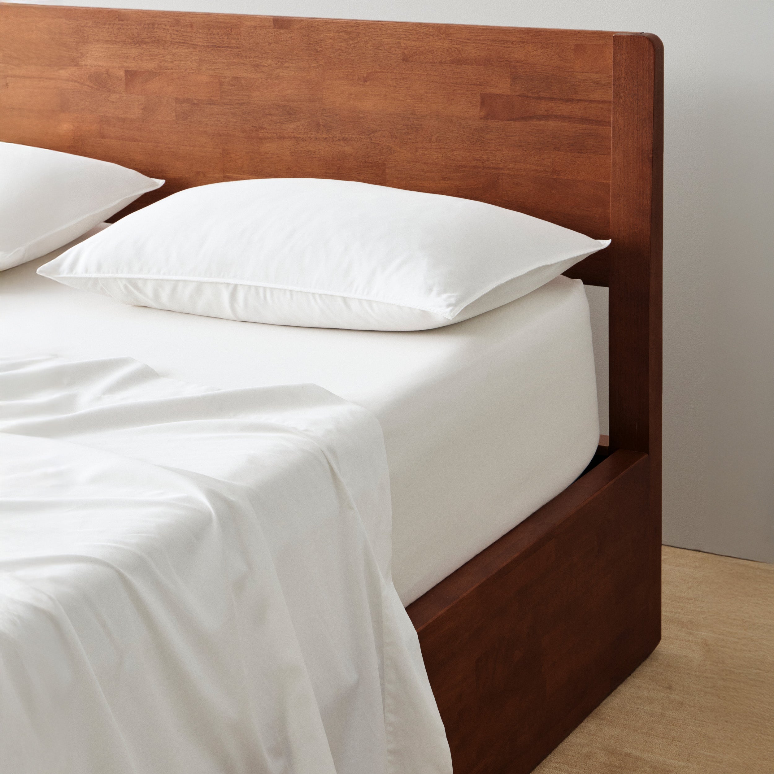 Double Stitched Pima Cotton TENCEL™ Lyocell Sateen Sheet Set