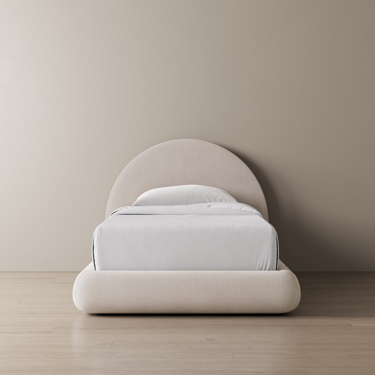 Single Marshmallow Bed Frame Curved