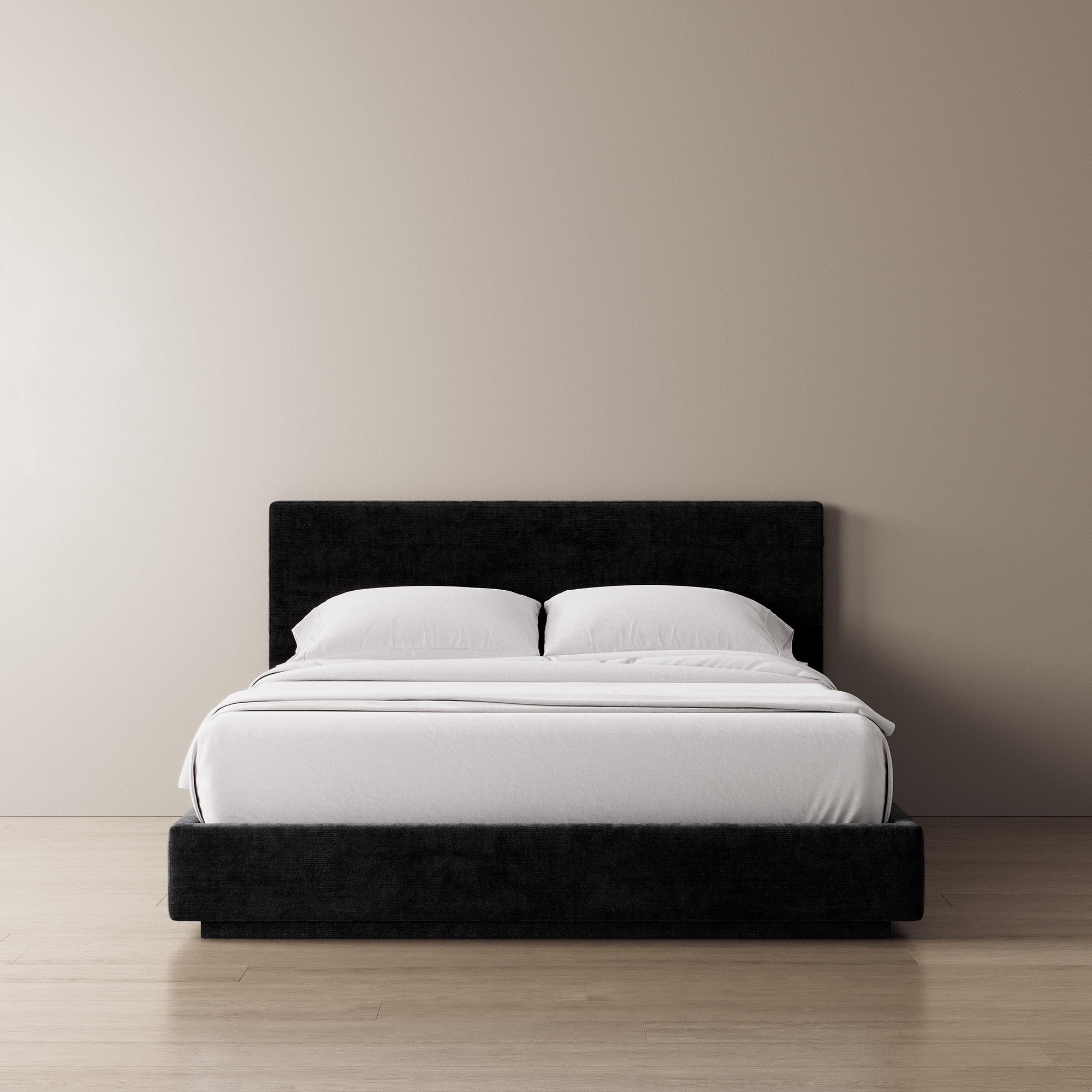 FLOATING MARSHMALLOW BED FRAME SLIM - BLACK