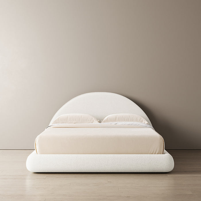 Marshmallow Bed Frame Curved - Black