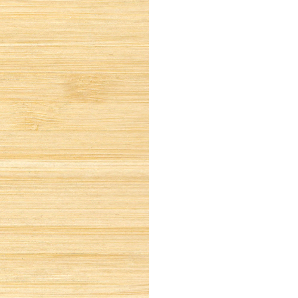 Bamboo/Pearl White
